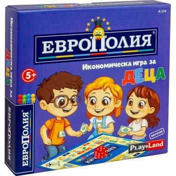 Play Land Настолна игра PlayLand - ЕвроПолия - Детска (A-174)