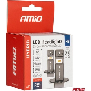 FORMPLAS Крушки AMIO HYBRID LED H3 6000K Canbus 60W
