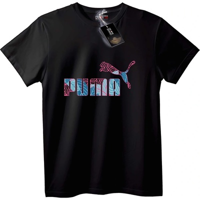 NOONEBRAND Puma Тениска Листен Десен - 7XL, White