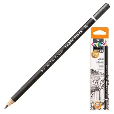 CARIOCA - Черен молив 2В - 12 бр (42931/12)