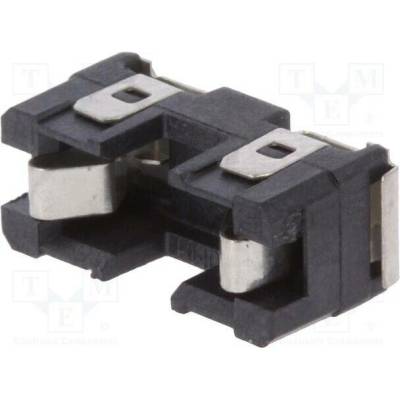 SCHURTER 0031.7701.11 Zásuvka; SMT; -40÷85°C; 5A; termoplast; UL94V-0; černá; 10mΩ; 125VAC