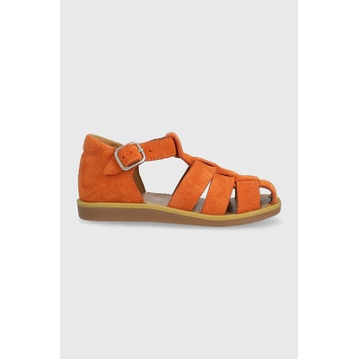 Pom D'api Детски сандали от кожа Calvin Klein в оранжево (O1CJAE0404.24.27)