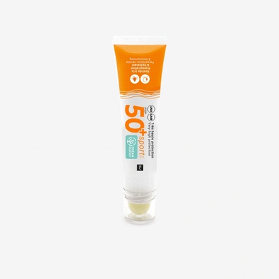 Decathlon opalovací krém 2v1 na obličej a rty SPF50+ 20 ml