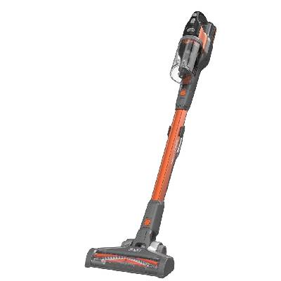 Black+Decker Black & Decker BHFEV182C-QW tyčový vysavač / elektrický smeták Tyčový vysavač 2 v 1 Baterie Suchý Bezsáčkové Oranžová, Titanová 2 Ah NAKBDEODK0006