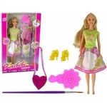Inni producenci Doll Long Hair Painting Dress