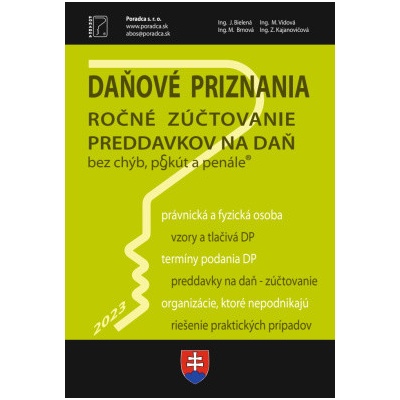 Daňové priznania FO a PO za rok 2023 - Poradca s.r.o.