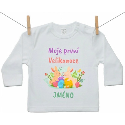 Boodyy Tričko s dlouhým rukávem Moje první Velikonoce