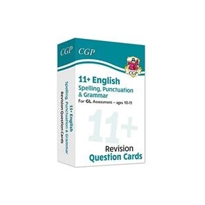 11+ GL Revision Question Cards: English Spelling, Punctuation & Grammar - Ages 10-11 | CGP Books (ISBN: 9781789085389)