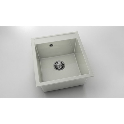 FAT Мивка Vanguard 224, Polymer marble, 02 Полярен гранит, с включен сифон