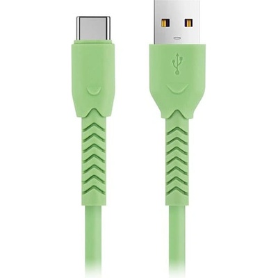 Maxlife Кабел MXUC-04 USB - USB-C, 1.0 м, 3A, зелен - Maxlife