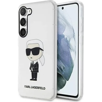 KARL LAGERFELD Samsung Galaxy S23+ transparent hardcase Ikonik Karl Lagerfeld (KLHCS23MHNIKTCT)