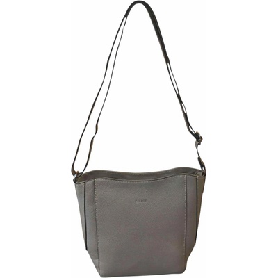 Katana crossbody kabelka kožená na výšku šedá 69490-04