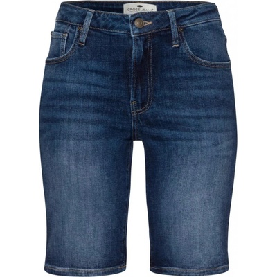 Cross Dámské džínové kraťasy Jeans Brooke A 619-010 Dark Mid Blue