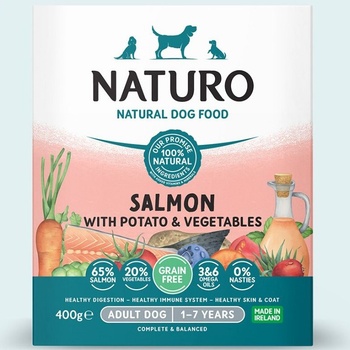 Naturo Adult Grain Free Salmon & Potato with Vegetables 400 g