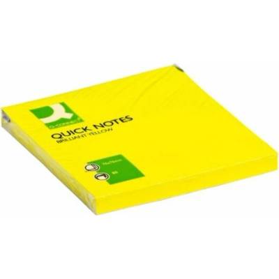 Q-CONNECT Bloček Q-CONNECT neónové 76x76mm žlté (QC010514)