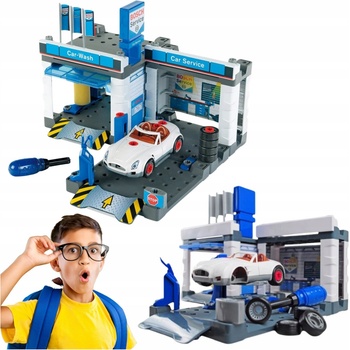 KLEIN Autodílna s myčkou BOSCH SERVICE