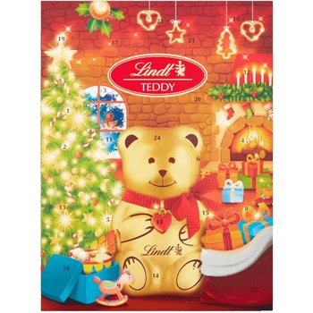 LINDT adventní kalendář Teddy u stromečku 172g
