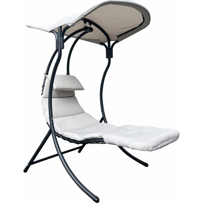 LECO Záhradná hojdačka DREAM CHAIR 2.0 svetlosivá