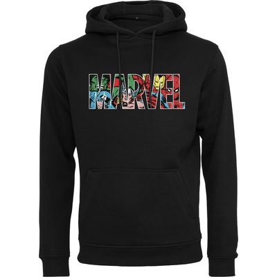 MERCHCODE Мъжки суичър в черно Merchcode Marvel Logo Character UB-MC620-00007 - Черен, размер M