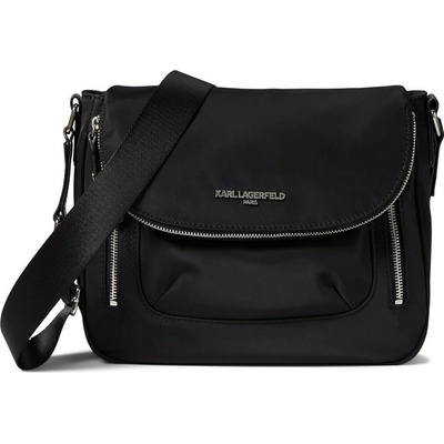 Karl Lagerfeld Paris Cara Messenger Handbag Black Silver – Hledejceny.cz