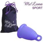 Me Luna Менструална чашка Me Luna размер L плюс 10 таблетки за стерилизация Спорт (Sport) Пръстен Синьо - лилав