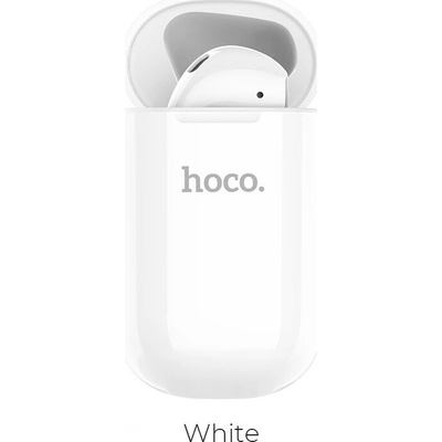 Bezdrôtové slúchadlo Handsfree + nabíjacie puzdro Hoco E43 Plus White