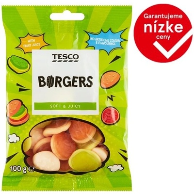Tesco Želé cukríky s ovocnými príchuťami 100 g