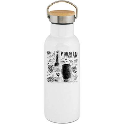 123TRIKO termoska Pivarián, černý tisk 500 ml vtipné