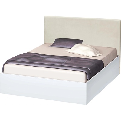 Bogdan Furniture G Легло Мебели Богдан Hey BM, бяло с табла Teks, слонова кост