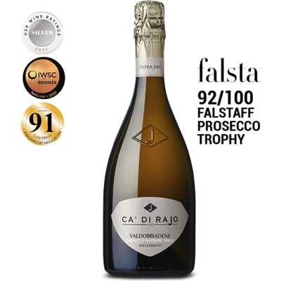 CA' DI Rajo Prosecco Valdobbiadene Millesimato DOCG Superiore Extra Dry 11% 0,75 l (holá láhev)