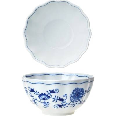 Český porcelán Dubí Miska Tulip cibulák 12 cm