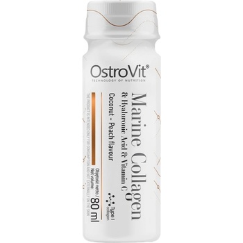 Image 1 of OstroVit Marine Collagen Shot [80 мл] Кокос с праскова
