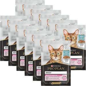 PRO PLAN PURINA PRO PLAN CAT DELICATE DIGESTION консерви Морски риби 12 x 85 г