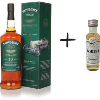 Bowmore Aston Martin + miniatura 10y 40% 1 l (holá láhev)