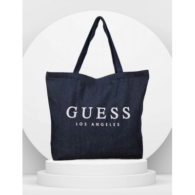 Guess velká džínová denimová taška Denim