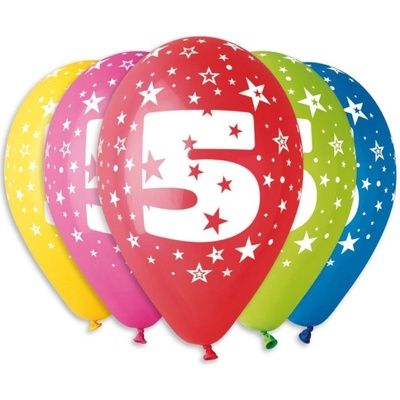 Globos Balóniky s číslami 5