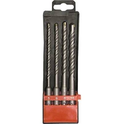 MTX Комплект свредла за бетон 4 бр. , sds plus, пластмасова кутия mtx