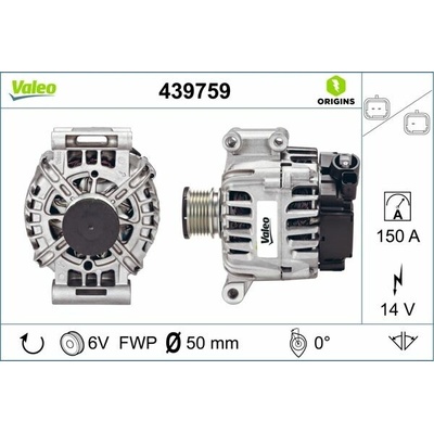 VALEO Alternátor 439759