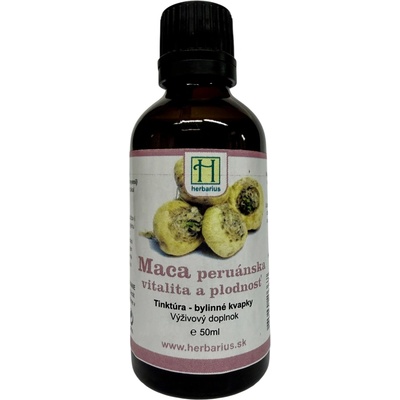 Bylinné kapky Maca žerucha peruánska bylinné kvapky tinktúra 50 ml