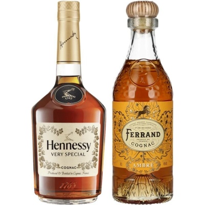 Hennessy VS + Ferrand Cognac Ambré 40% (set 1 x 0.7 L, 1 x 0.7 L)