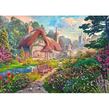 Ravensburger - Puzzle Oak Tree Cottage - 1 000 piese