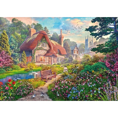 Ravensburger - Puzzle Oak Tree Cottage - 1 000 piese