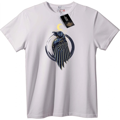 NOONEBRAND Тениска Викингска Ravens Луна - M, Black