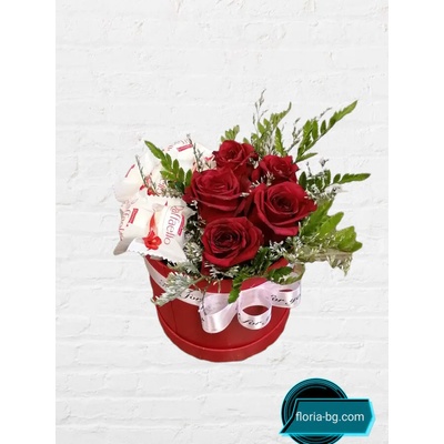 АРАНЖИРОВКА РОЗА И БОМБОНИ РАФАЕЛО