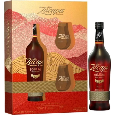 Ron Zacapa Centenario Solera 40% 0,7 l (dárkové balení 2 x sklo)
