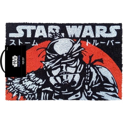 CurePink Star WarsVisionsHvězdné Války Vize Stormtrooper GP86118 černá 60 x 40 cm