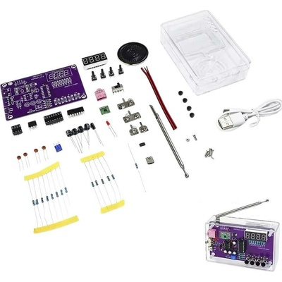 LaskaKit Stavebnice FM RADIO HU-017B RDA5807 87-108MHz – Zboží Živě