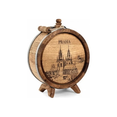 Dřevěná placatka 3 l