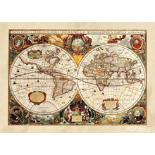 AG Design FTNM-2630 Vliesová obrazová tapeta Mapa Světa, rozměry 155 x 110 cm