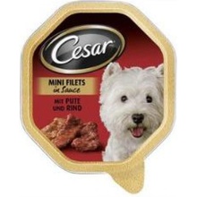 Cesar Adult Dog Landküche krůtí a hovězí ve šťávě 150 g